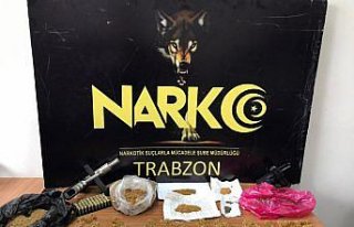 Trabzon'da uyuşturucu operasyonunda 4 kişi gözaltına...