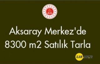 Aksaray Merkez'de 8300 m² satılık tarla
