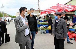 Eflani Kaymakamı İbrahim Şenkon, semt pazarını...