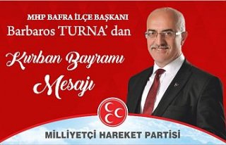 Bafra MHP İlçe Başkanın’dan Kurban Bayramı...