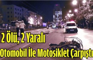Samsun'da otomobil ile motosiklet çarpıştı:...
