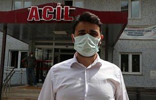 Trabzon'da Kovid-19 aşısı olmak istemeyen kadını,...