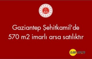 Gaziantep Şehitkamil'de 570 m² imarlı arsa...