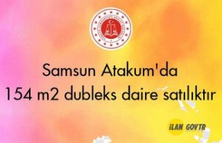 Samsun Atakum'da 154 m² dubleks daire icradan...