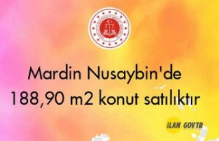 Mardin Nusaybin'de 188,90 m² konut icradan satılıktır