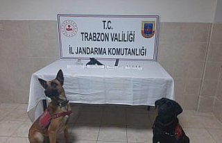 Trabzon'da durdurulan araçta tabanca ve uyuşturucu...