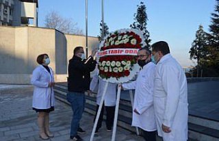 Zonguldak'ta 14 Mart Tıp Bayramı törenle kutlandı