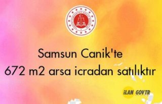 Samsun Canik'te 672 m² arsa icradan satılıktır
