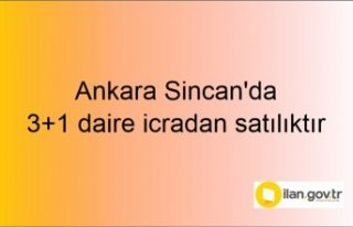 Ankara Sincan'da 3+1 daire icradan satılıktır