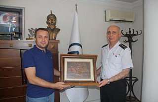 Samsun Jandarma Komutanı Ersever ile Emniyet Müdürü...