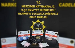 Amasya'da uyuşturucu operasyonunda bir zanlı...
