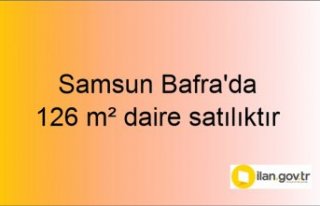 Samsun Bafra'da 126 m² daire icradan satılıktır