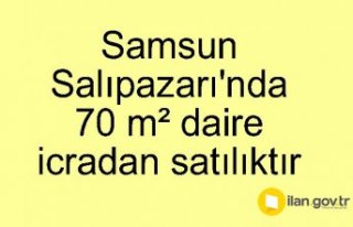 Samsun Salıpazarı'nda 70 m² daire icradan...