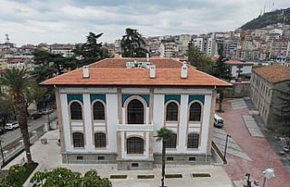 Trabzon'daki tarihi vilayet binası restore edilerek...