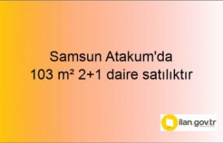 Samsun Atakum'da 103 m² 2+1 daire icradan satılıktır
