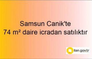 Samsun Canik'te 74 m² daire icradan satılıktır
