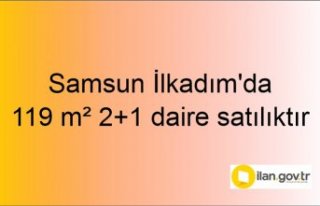 Samsun İlkadım'da 119 m² 2+1 daire icradan...
