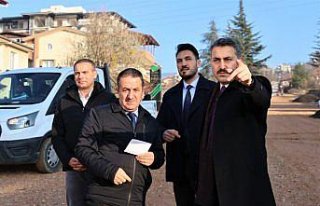 Tokat Belediye Başkanı Eroğlu, yol çalışmalarını...