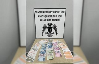 Trabzon'da kumar operasyonunda 5 kişi suçüstü...