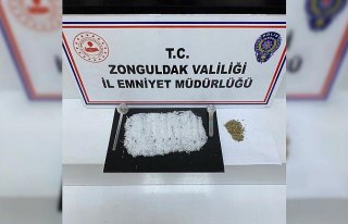 Zonguldak'ta uyuşturucu operasyonunda yakalanan...