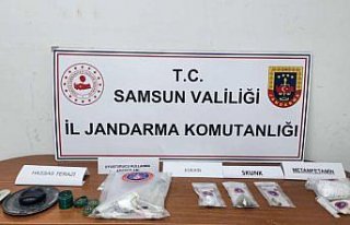 Samsun'da uyuşturucu operasyonunda 2 zanlı...