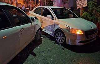 Samsun’da iki otomobilin çarpıştığı kazada...