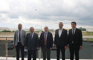 Samsun Valisi Zülkif Dağlı, Çarşamba OSB'de...