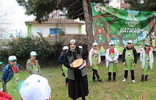 Trabzon'da Minik Sincaplar Trabzon Ormancılık Okulu...