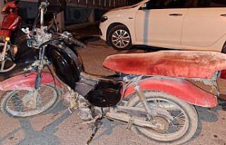 Bafra'da motosiklet hırsızlığı şüphelisi...