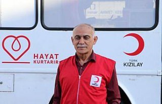 Türk Kızılay Havza'da 128 ünite kan bağışı...