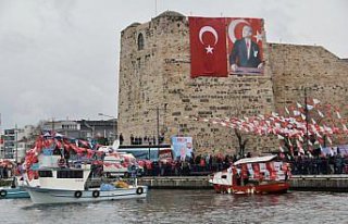 CHP Genel Başkanı Özel, partisinin Sinop mitinginde...
