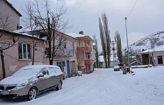 Tokat'ın Başçiftlik ilçesinde kar etkili...