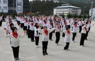 Amasya'da ortaokul öğrencileri “Memleketim“...