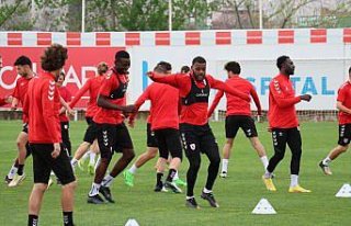 Samsunspor, Adana Demirspor maçının hazırlıklarını...