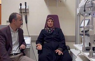 Tokat'ta iki gözü görmeyen kadın ameliyatla...
