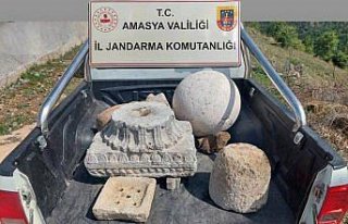 Amasya'da tarihi eser operasyonunda 1 şüpheli...