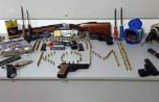 Samsun'da Kaçak Silah Atölyesine Operasyon