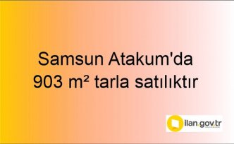 Samsun Atakum'da 903 m² tarla icradan satılıktır