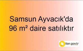 Samsun Ayvacık'da 96 m² daire icradan satılıktır