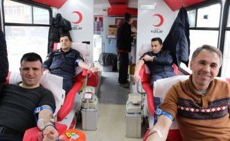Havza'da kan bağışı kampanyası düzenlendi