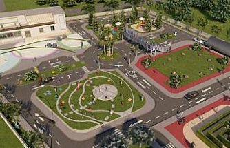 Bafra'da trafik eğitim parkı oluşturma çalışmaları