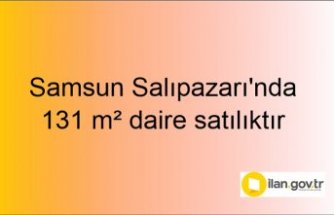 Samsun Salıpazarı'nda 131 m² daire icradan satılıktır