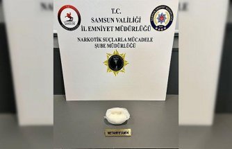 Samsun'da üzerinde uyuşturucu bulunan şüpheli gözaltına alındı