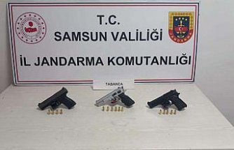 Samsun'da silahla havaya ateş eden 3 kişi yakalandı