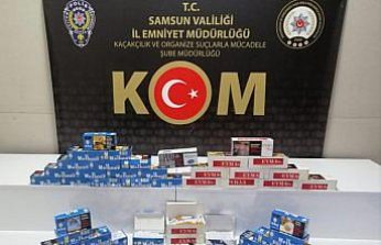 Samsun'da 11 bin 300 filtreli sigara kağıdı ele geçirildi