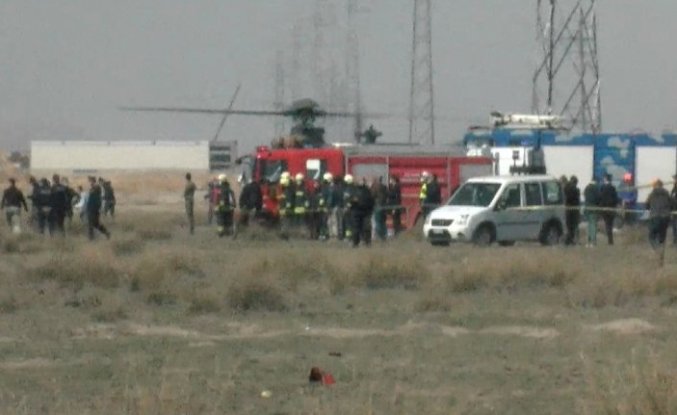Konya'da askeri uçak kaza kırıma uğradı; pilot şehit oldu