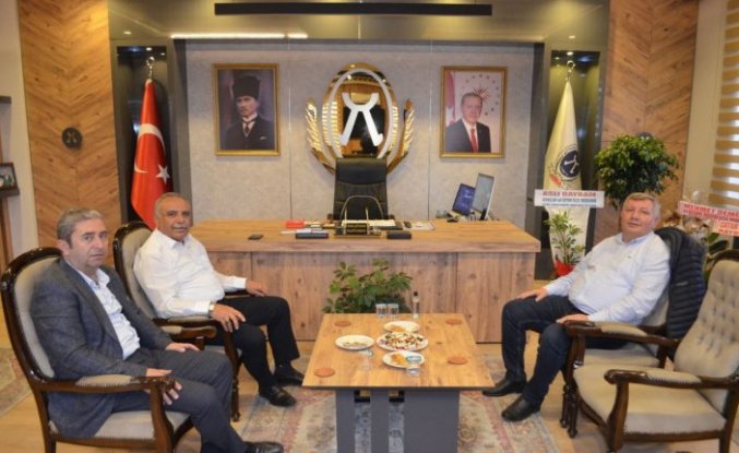 Osmancık Belediye Başkanı Gelgör'den Dodurga Belediye Başkanı Çetinkaya'ya ziyaret