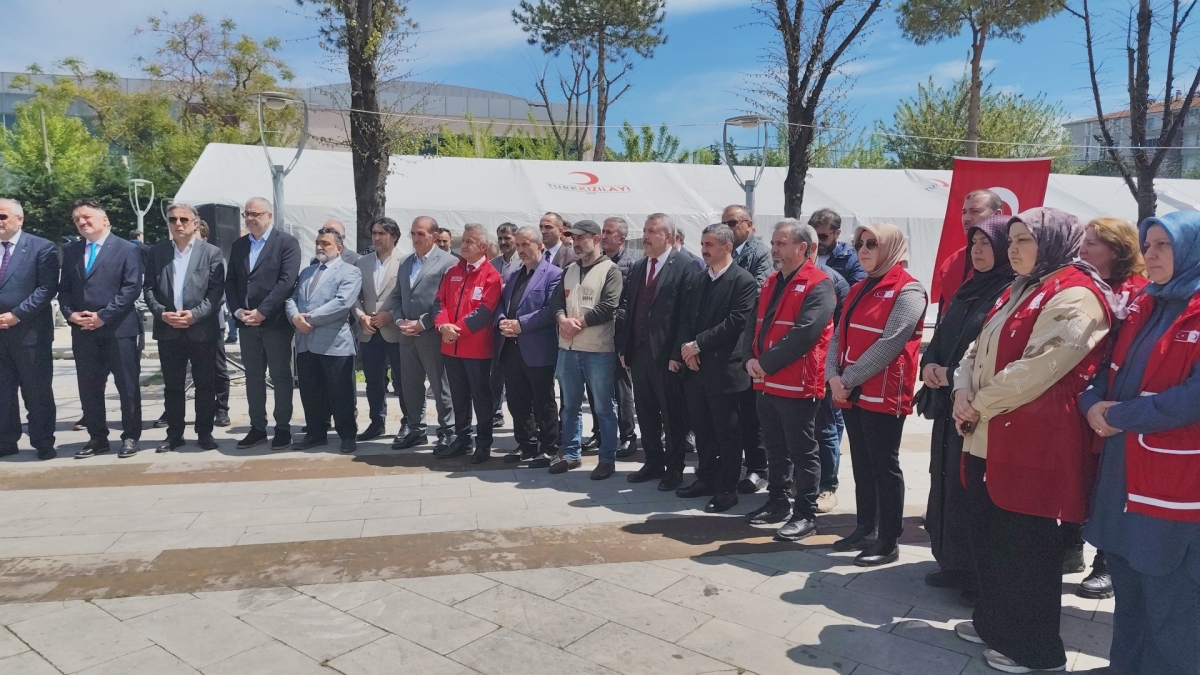 BAFRA SİVİL TOPLUM PLATFORMU TARAFINDAN GAZZE YARARINA KERMES AÇILDI