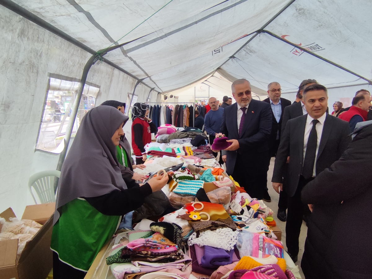 BAFRA SİVİL TOPLUM PLATFORMU TARAFINDAN GAZZE YARARINA KERMES AÇILDI