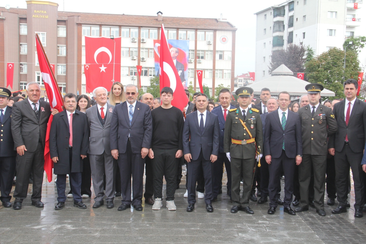 Bafra'da Cumhuriyet Bayramının 103. Yılı Coşkuyla Kutlandı